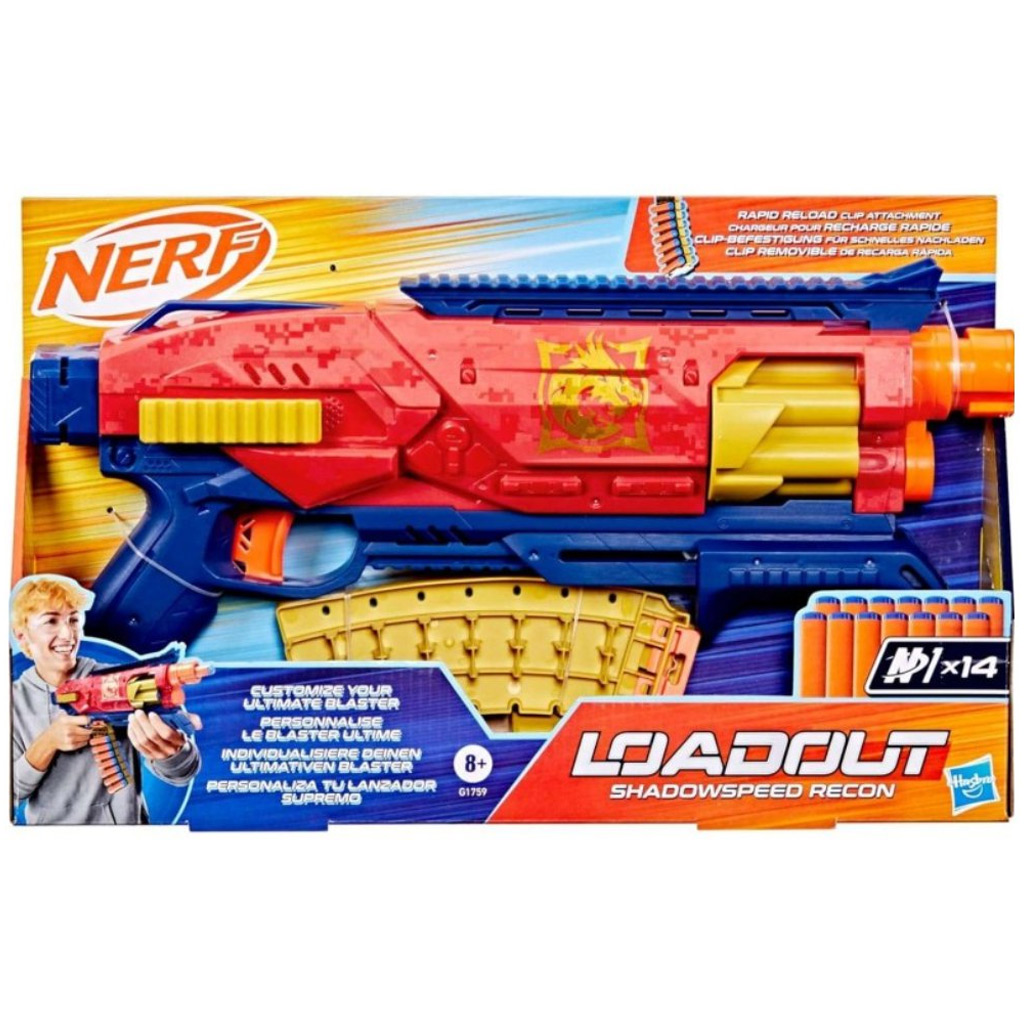 Nerf: Loadout Shadowspeed Recon penová zbraň – Hasbro