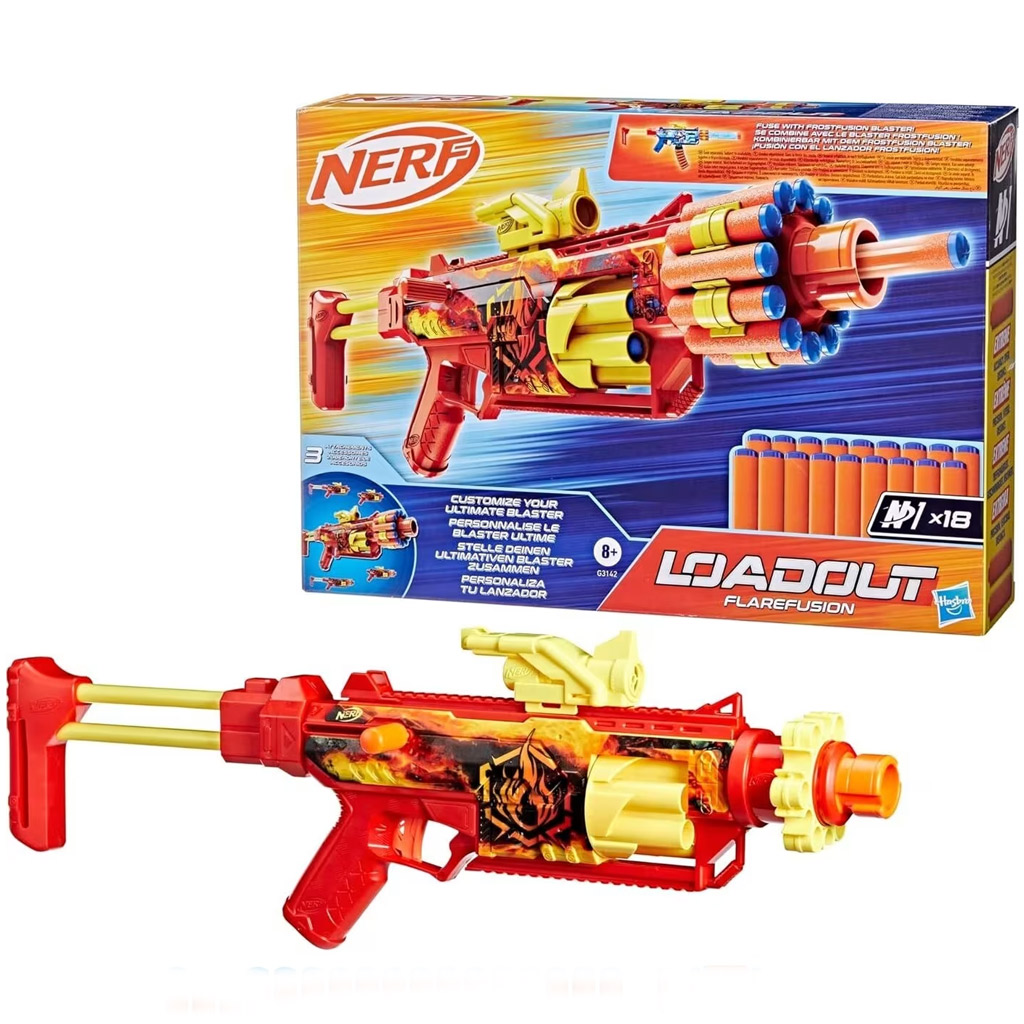 Nerf: Loadout Flarefusion penový vystreľovač - Hasbro