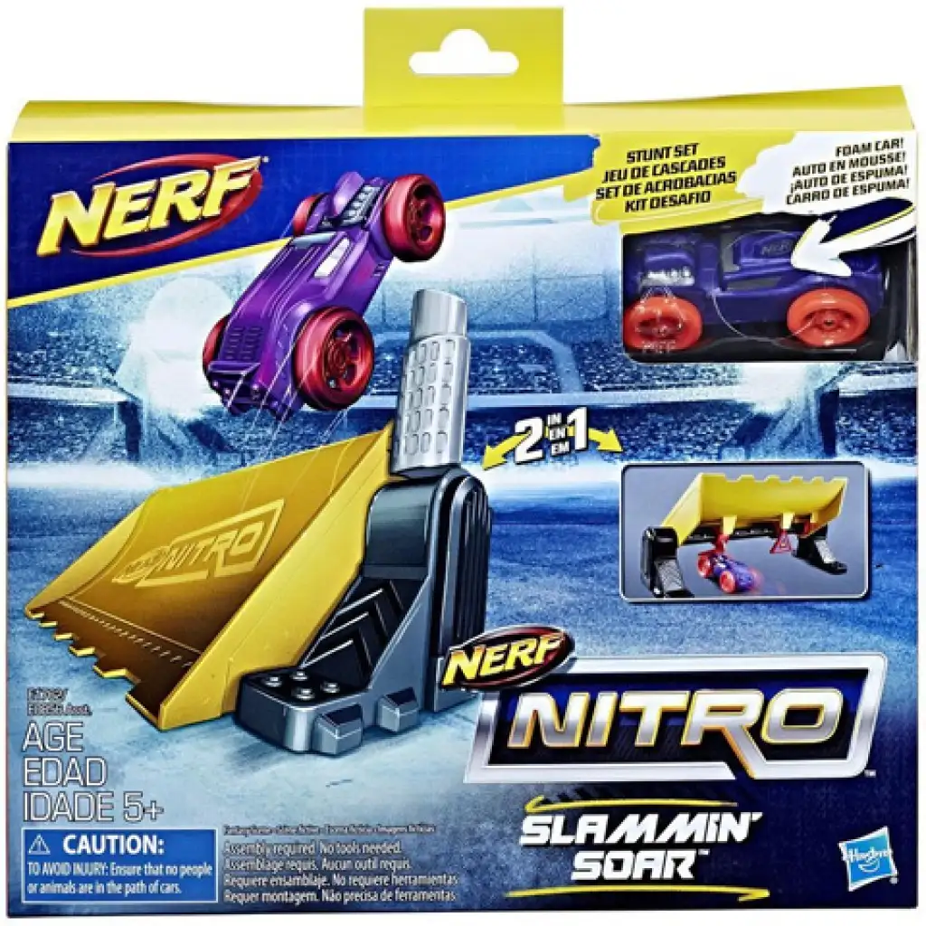 Nerf Nitro: Slammin’ Soar kaskadérske penové autíčko - Hasbro