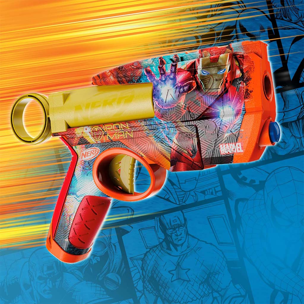 Nerf: Marvel Iron Man penový vystreľovač - Hasbro kép 4