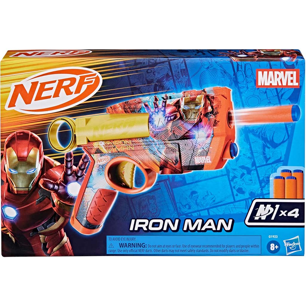 Nerf: Marvel Železný muž penový vystreľovač - Hasbro
