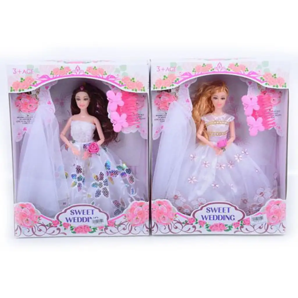 Nevesta bábika 28 cm 1 ks, dva varianty