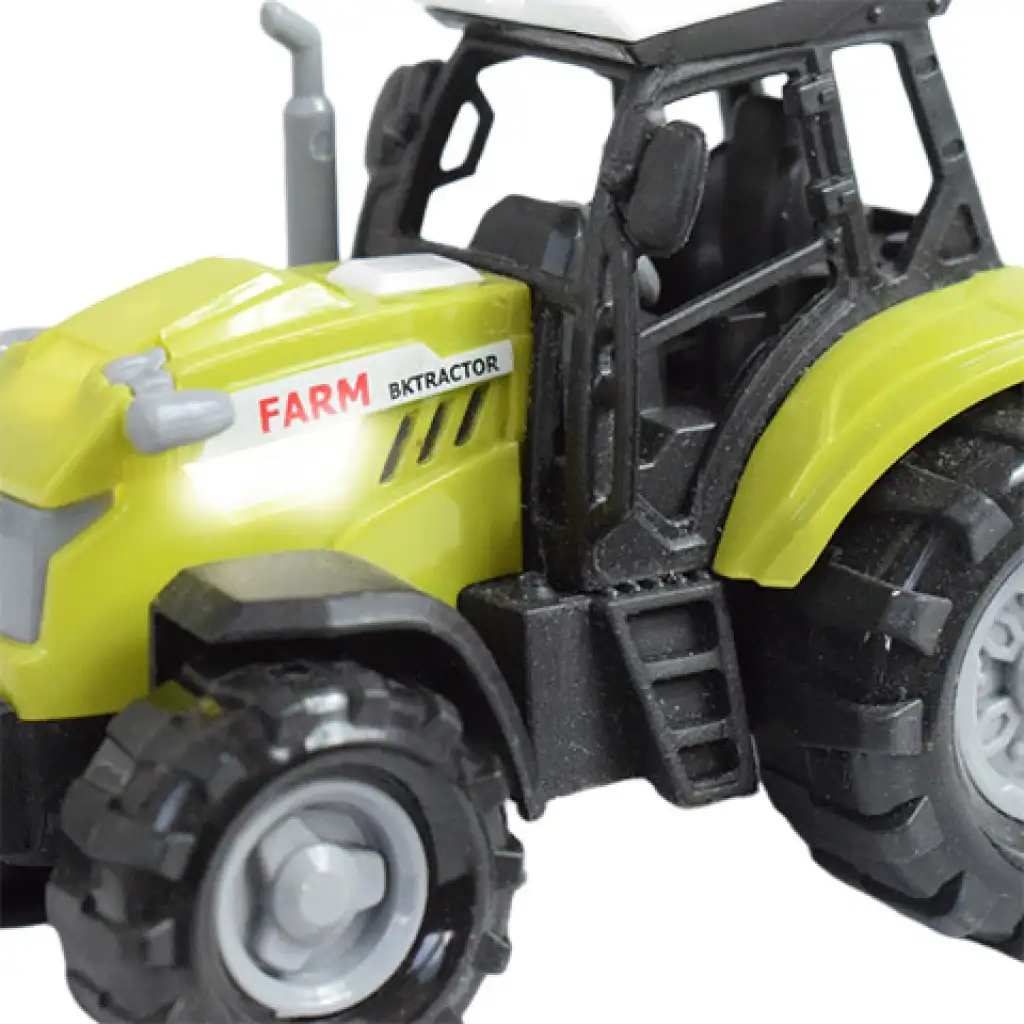 Farmer's Tale: Mezőgazdasági traktor fénnyel és hanggal 11cm kép 5
