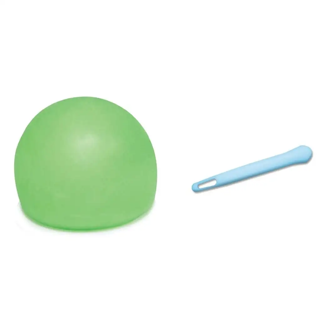 Tiny Glowzilla Wubble svietiaca neonová bublinková lopta v zelenej farbe 30 cm kép 3