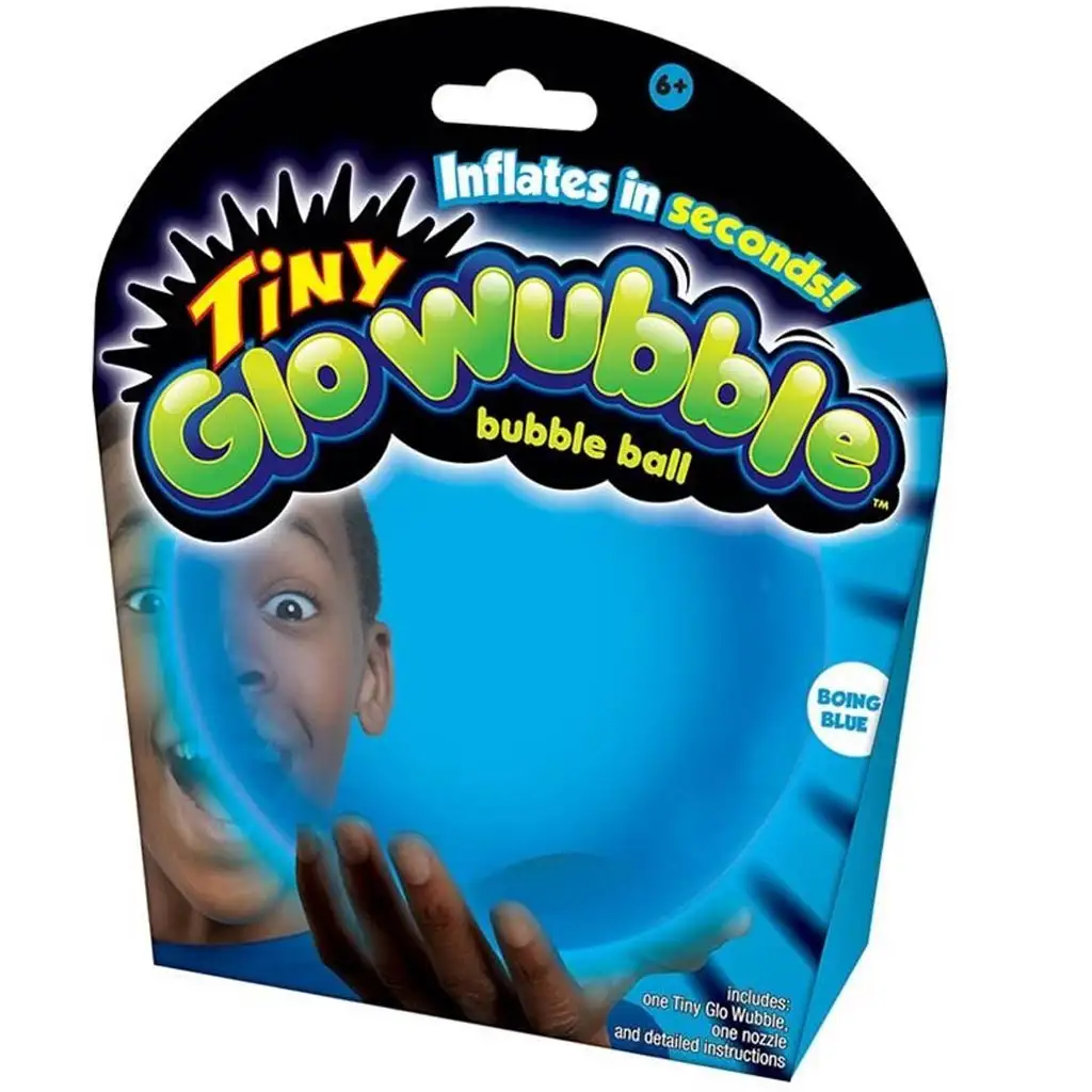 Tiny Wubble svietiaca v tme modrá bublinková lopta 30 cm