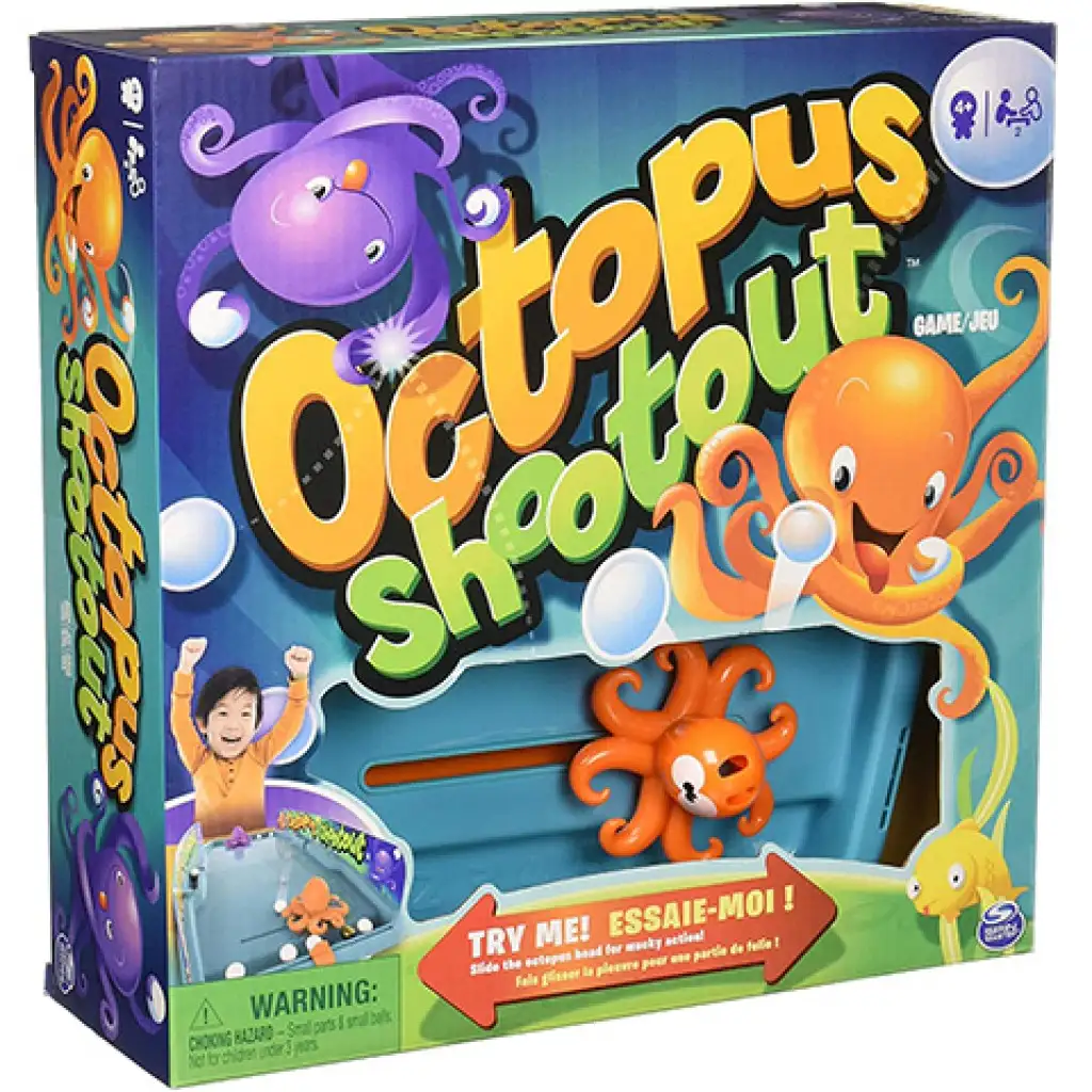 Octopus Shootout spoločenská hra - Spin Master (maď.jaz.)