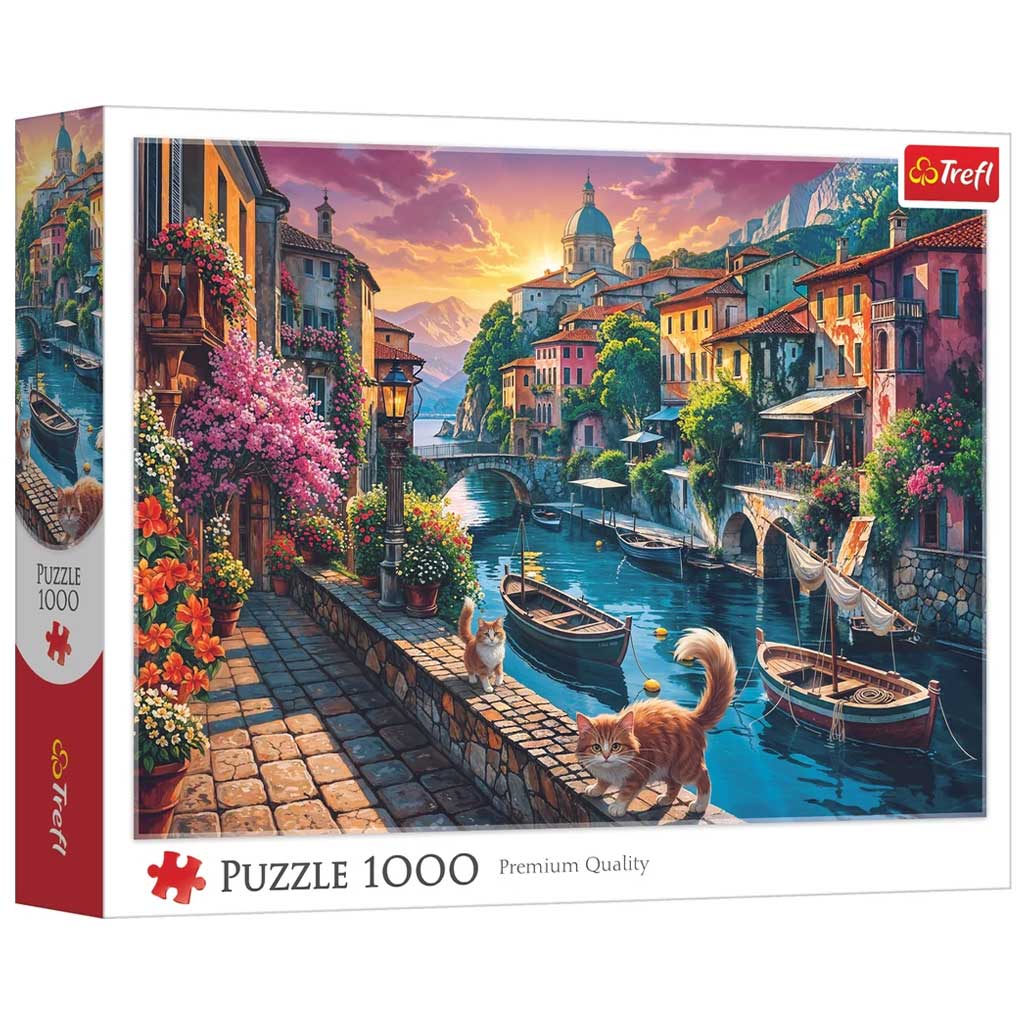 Olasz nyaralás 1000db-os prémium puzzle - Trefl kép 1