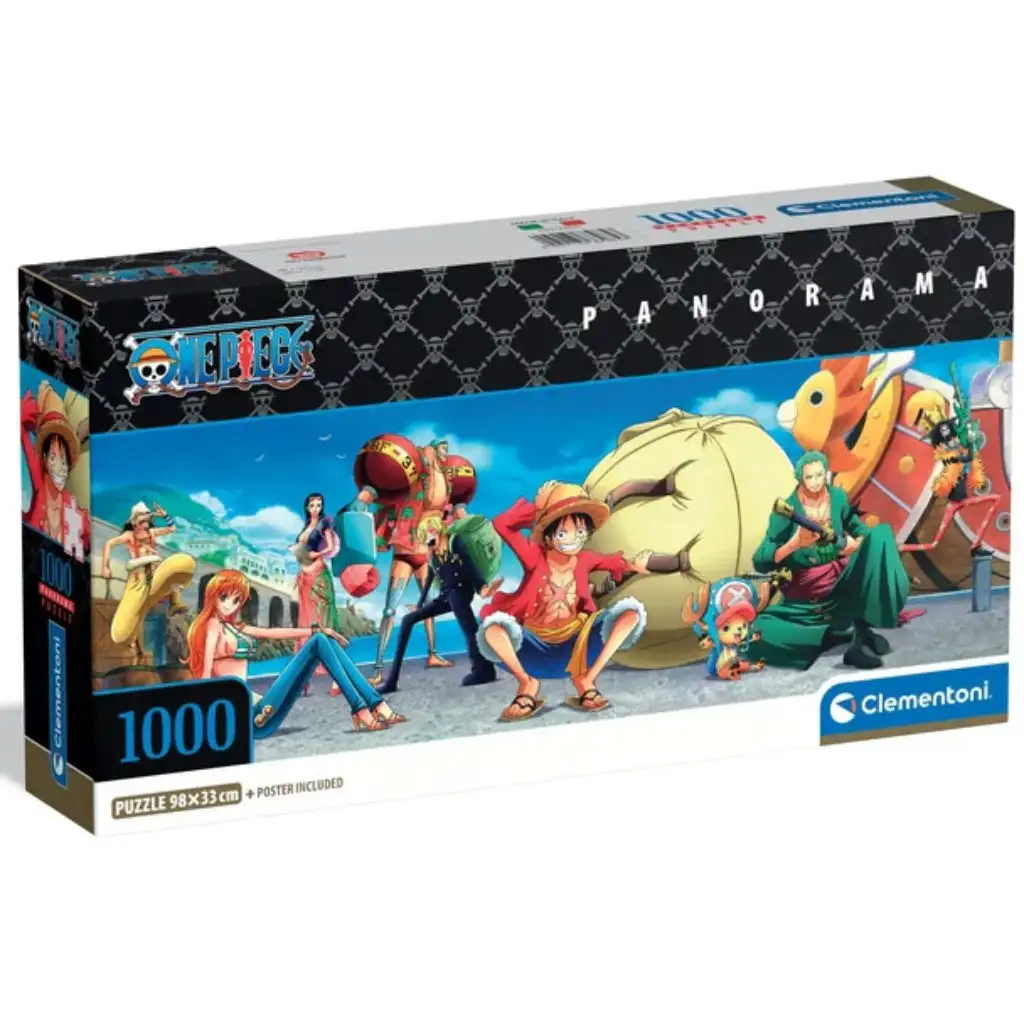 One Piece HQC 1000-dielna panoramatická puzzle - Clementoni