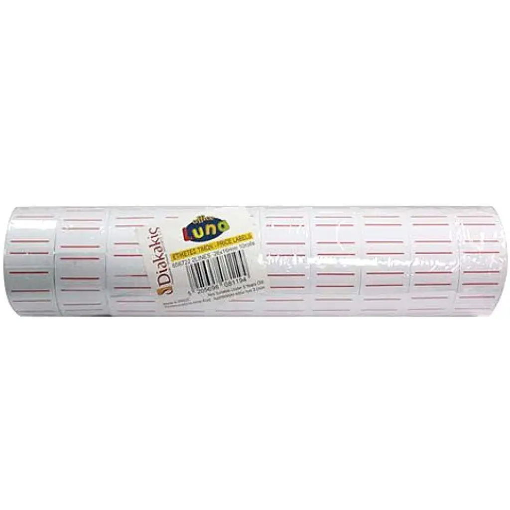 Öntapadós fehér árazócímke 26x16mm 600db kép 1