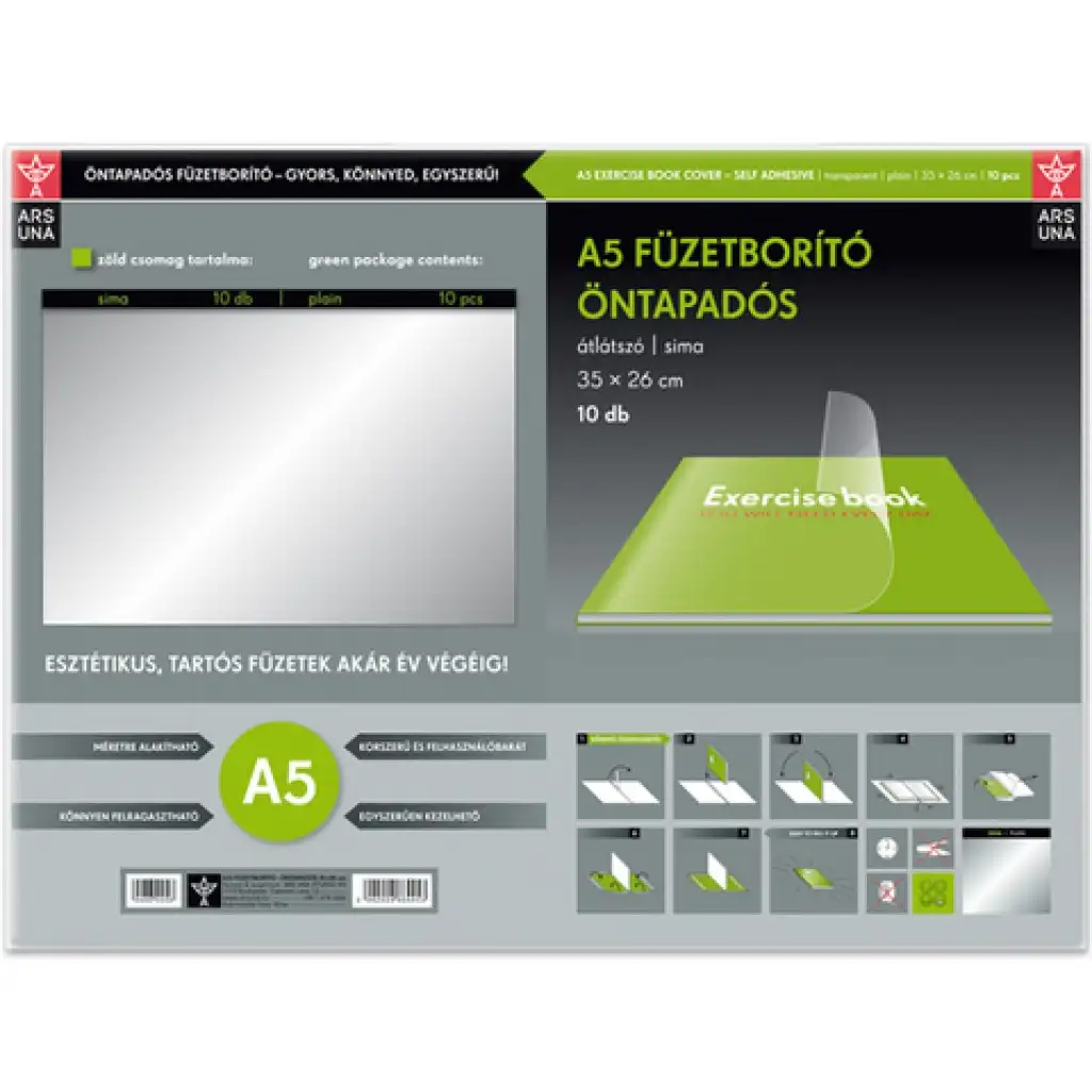 Samolepiace obaly na zošity A5