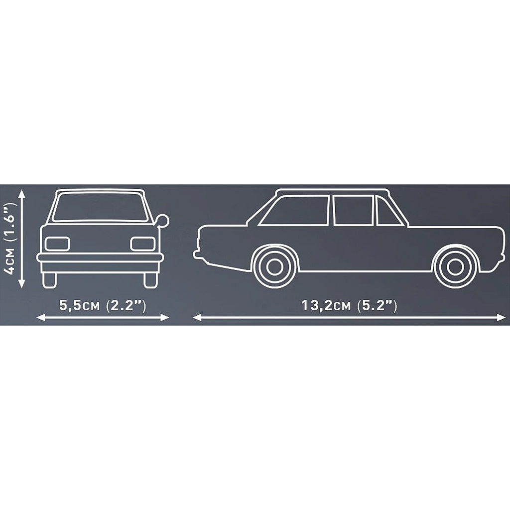 COBI: Stavebnica Opel Rekord C 1900 L (24598) kép 4