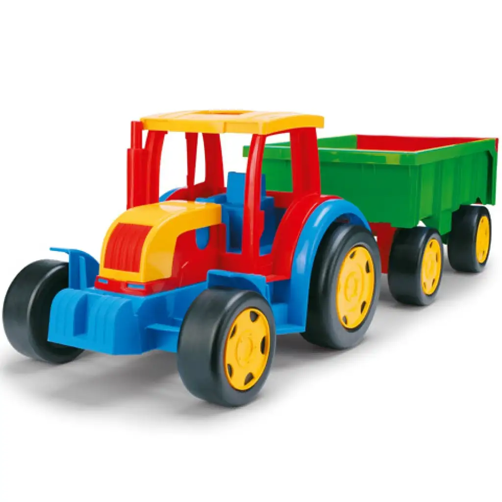 Óriás Traktor utánfutóval - Wader kép 1