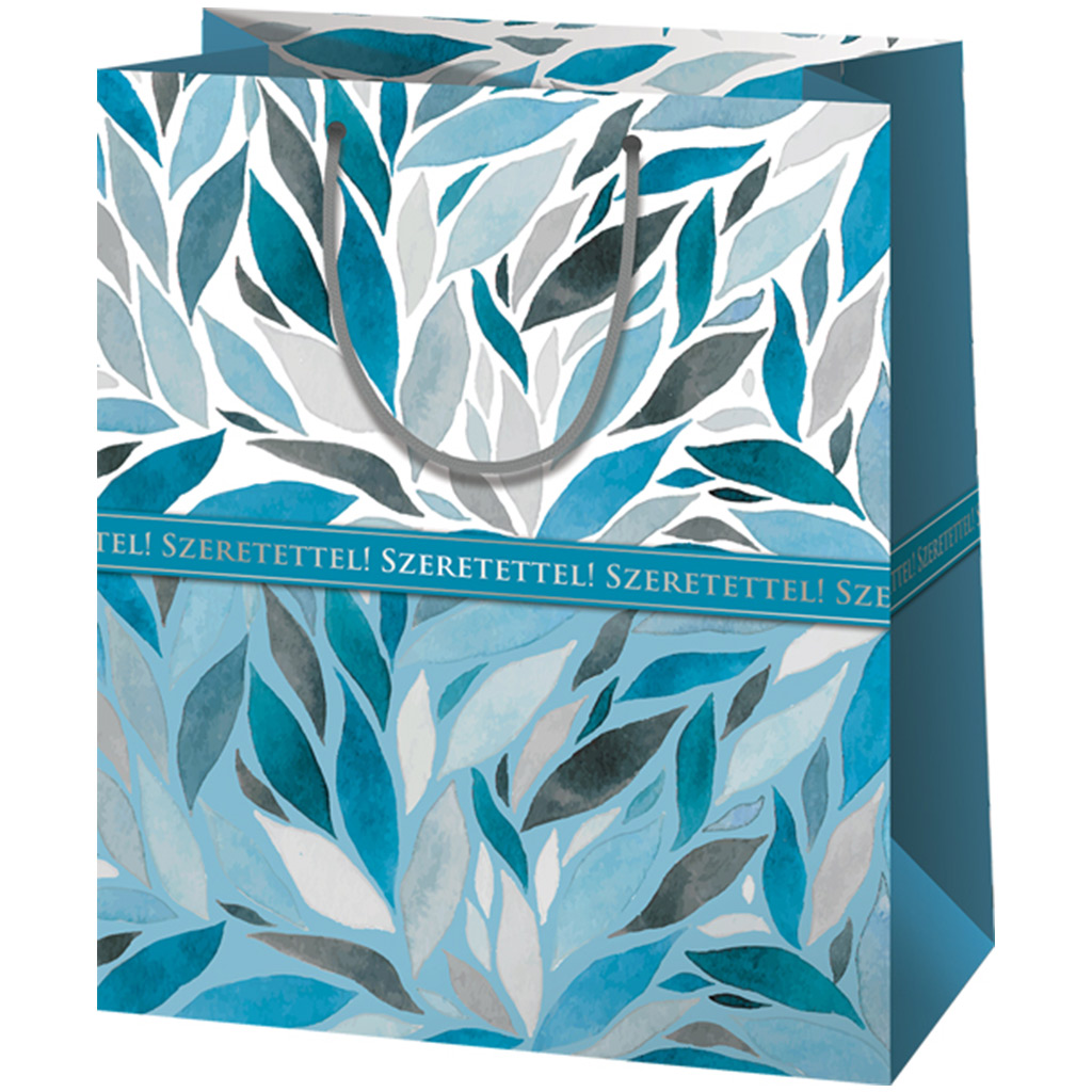 Cardex: Obrovská darčeková taška s nápisom Modro s láskou! 33x15x44 cm