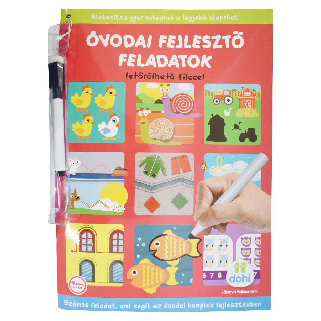 Predškolské rozvojové úlohy so stierateľnou fixkou – D-Toys