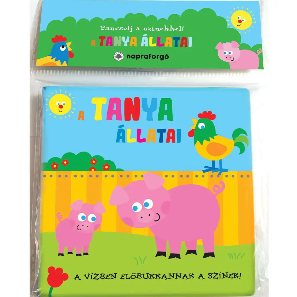 Špliechaj s farbami! - Zvieratá na farme špliechajúca kniha