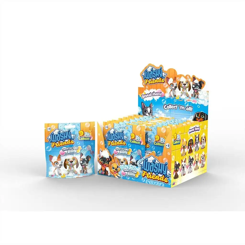 Washy Friends: Prekvapenie špliechajúce sa psíky v sáčku v rôznych variantoch kép 3