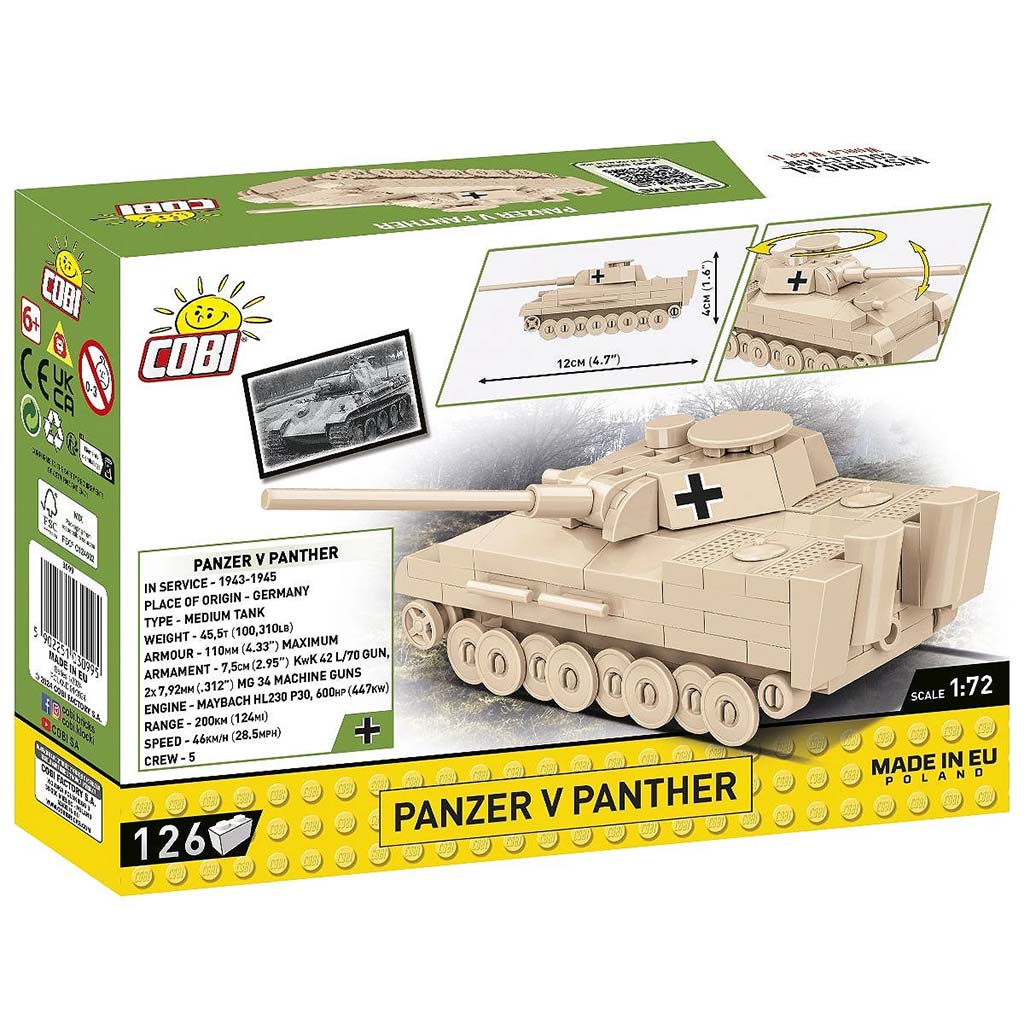 COBI: Stavebnica tanku Panzer V Panther (3099) kép 5