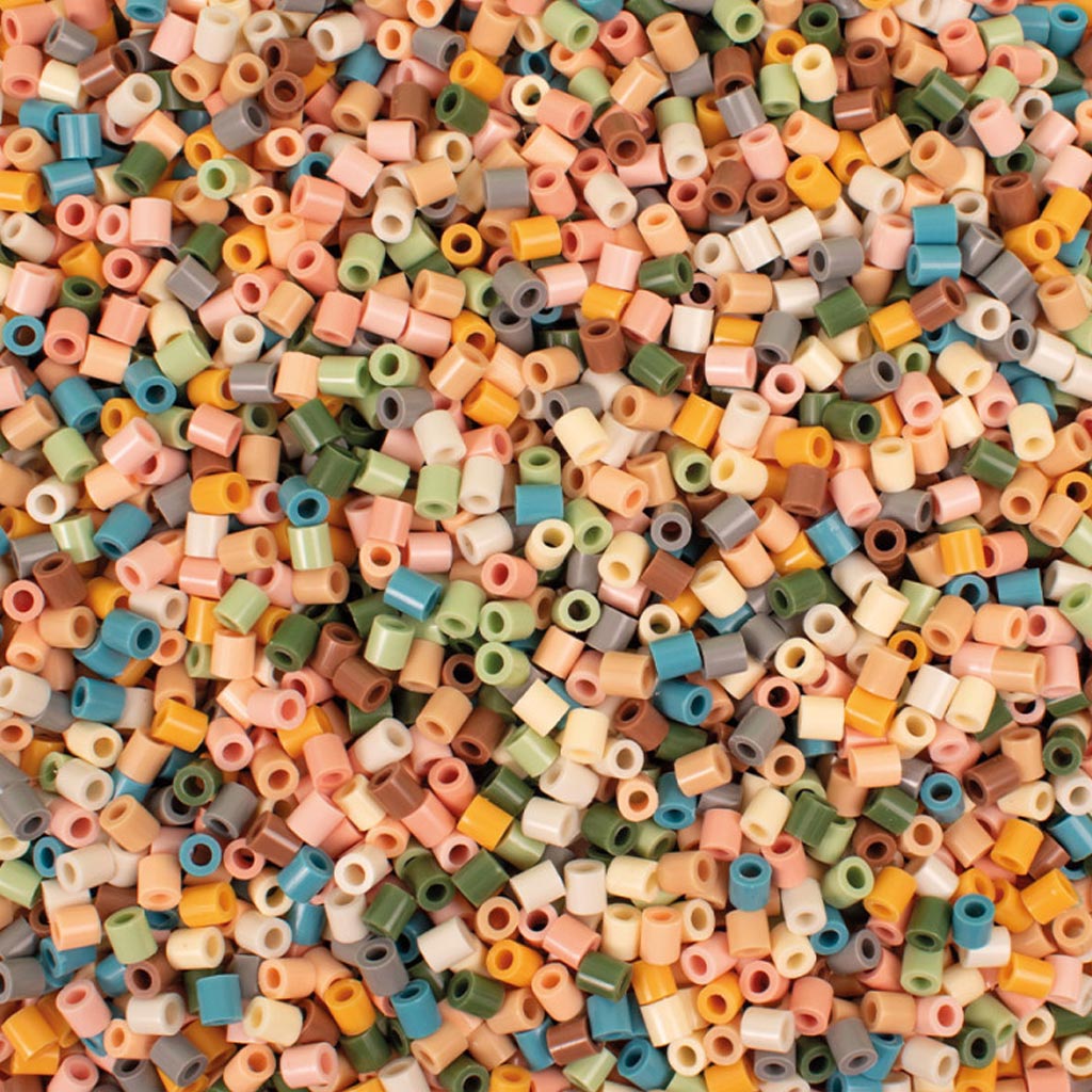 PlayBox: Pastelné MIDI zažehlovacie korálky s priemerom 5 mm v vedierku, sada 5000 ks kép 2