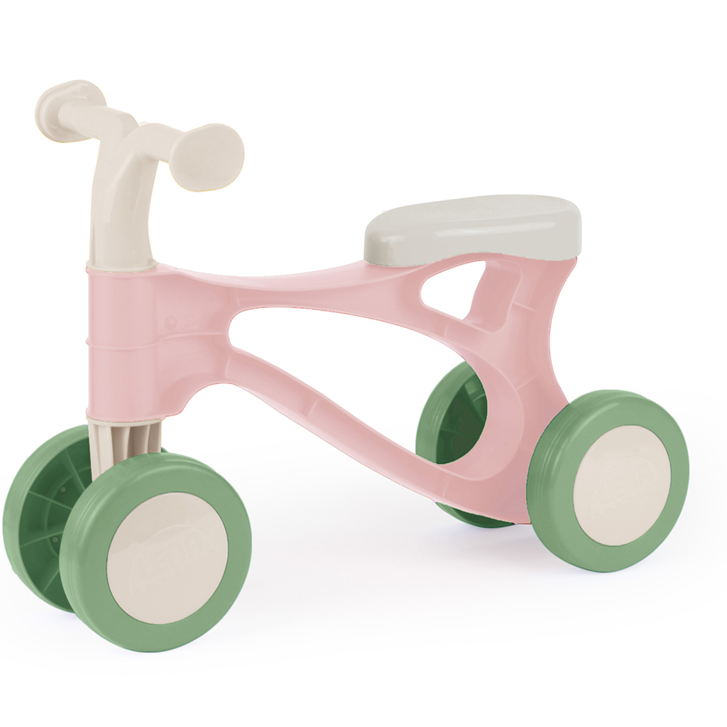 LENA: Pastelovo ružový odrážadlový motorkár