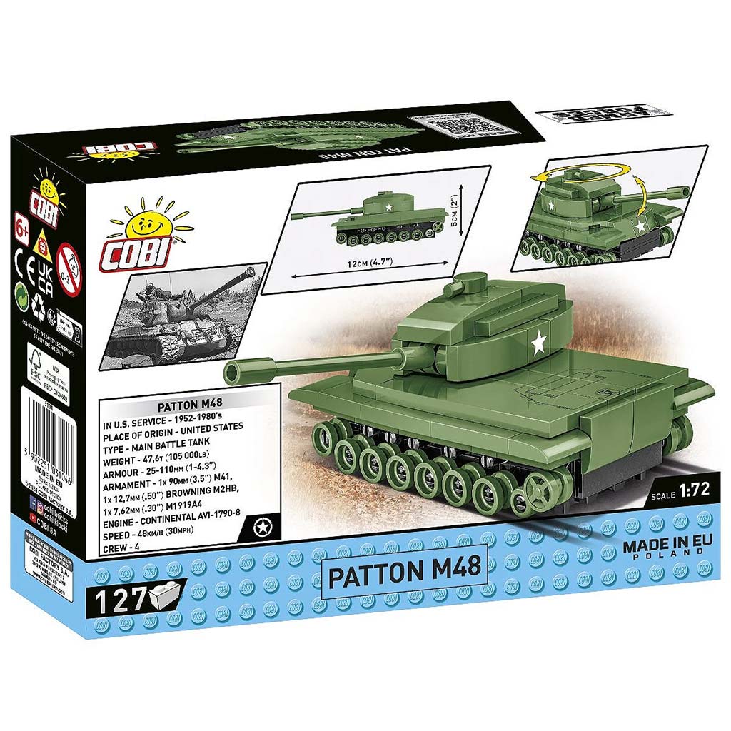 COBI: Stavebnica tanku Patton M48 (3104) kép 5