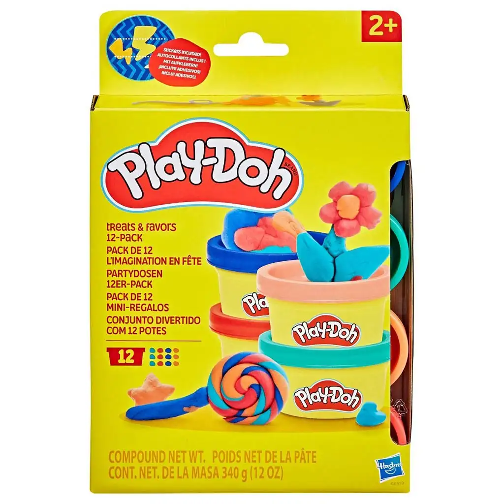 Play-Doh: Pochúťky a láskavosti hracia sada s 12 kusmi plastelíny - Hasbro