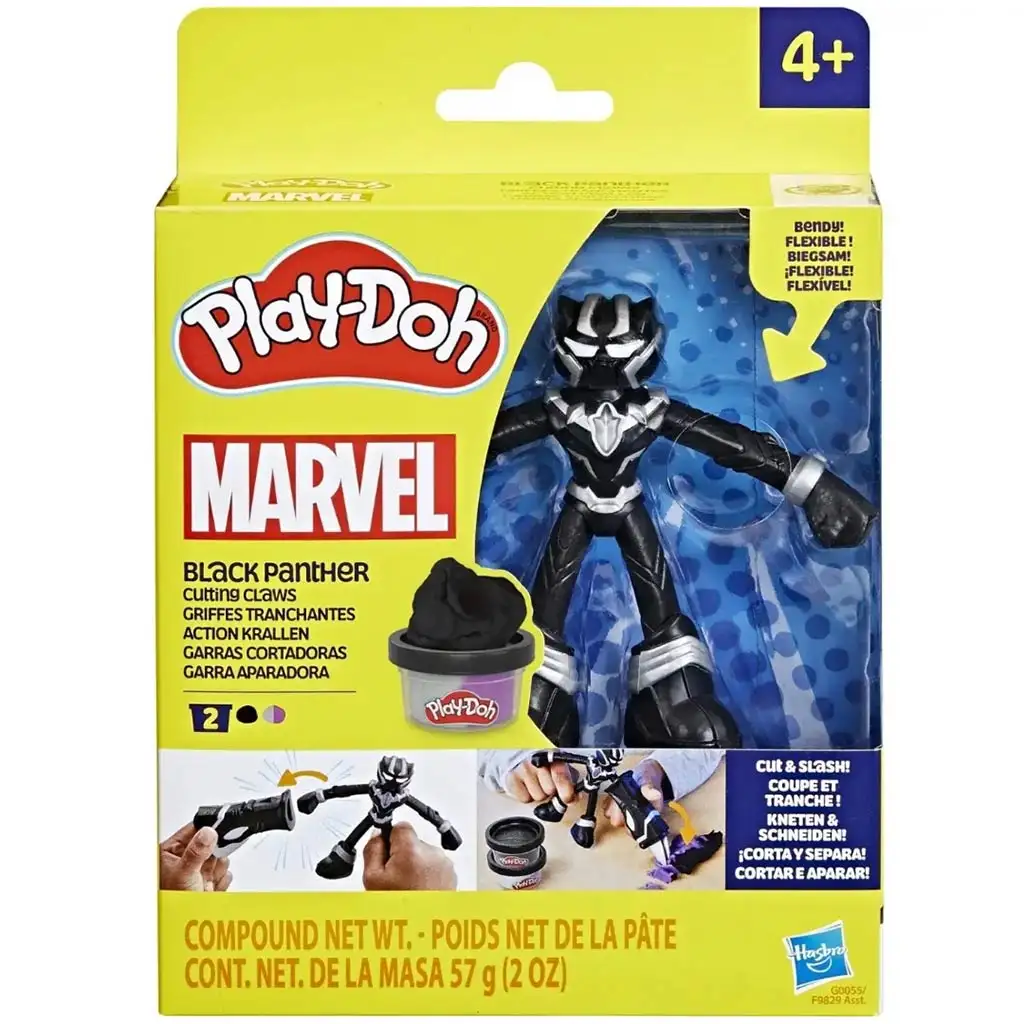 Play-Doh: Marvel Čierny Panter hracia súprava - Hasbro