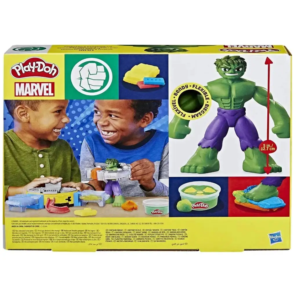 Play-Doh: Marvel Hulk Smash & Squish hracia súprava - Hasbro kép 2