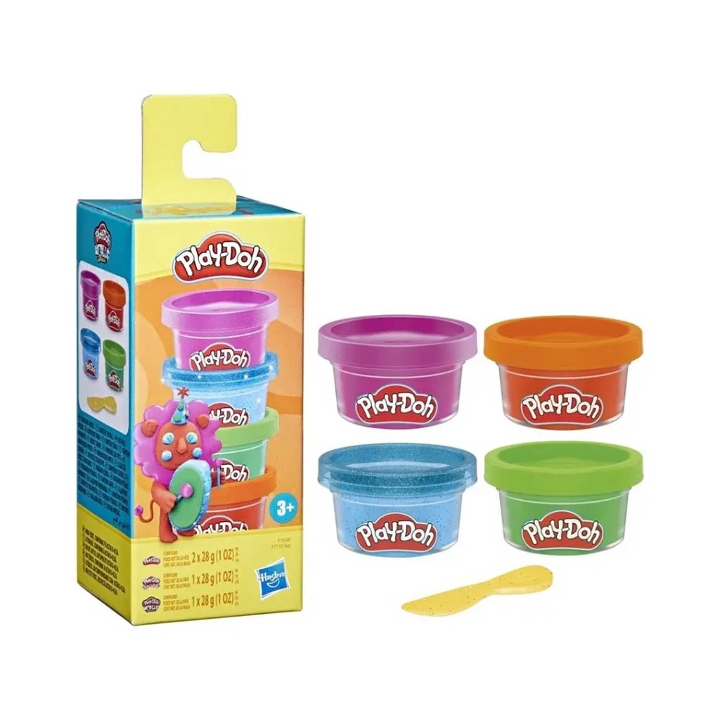 Play-Doh: Mini sada 4 kusov modelovacej hmoty s motívom leva - Hasbro kép 2