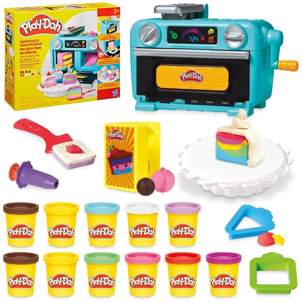 Play-Doh: Úžasná sada na výrobu tortového rezu 624 g - Hasbro kép 2