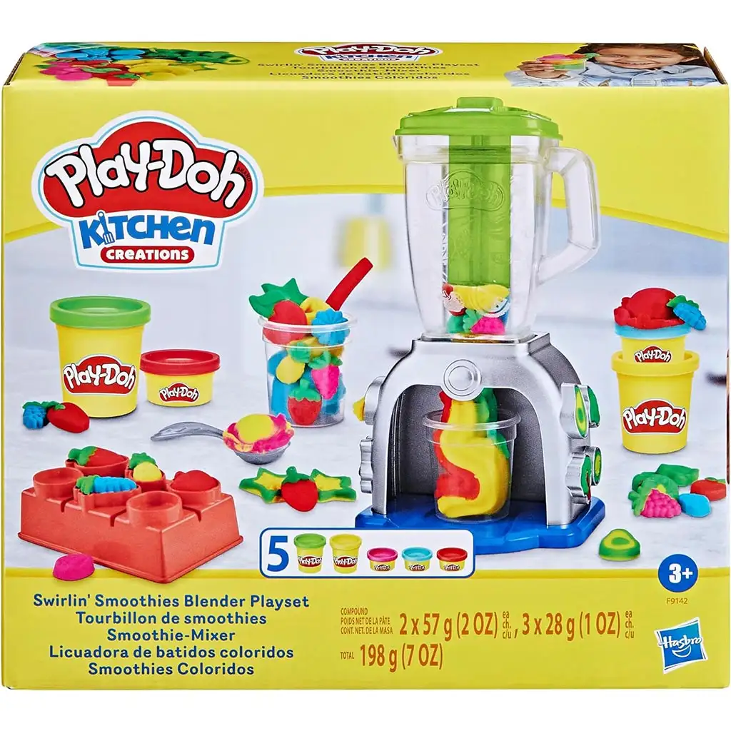 Play-Doh: Swirlin Smoothies Mixér s 5 kelmi hmotou 198g