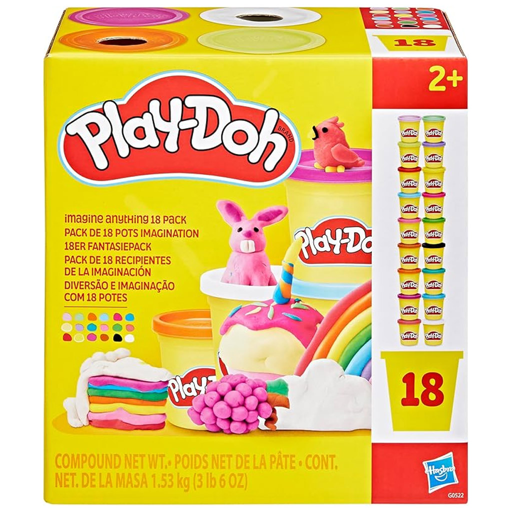 Play-Doh: Sada modelovacej hmoty v tégliku, 18 kusov, 1530 g - Hasbro