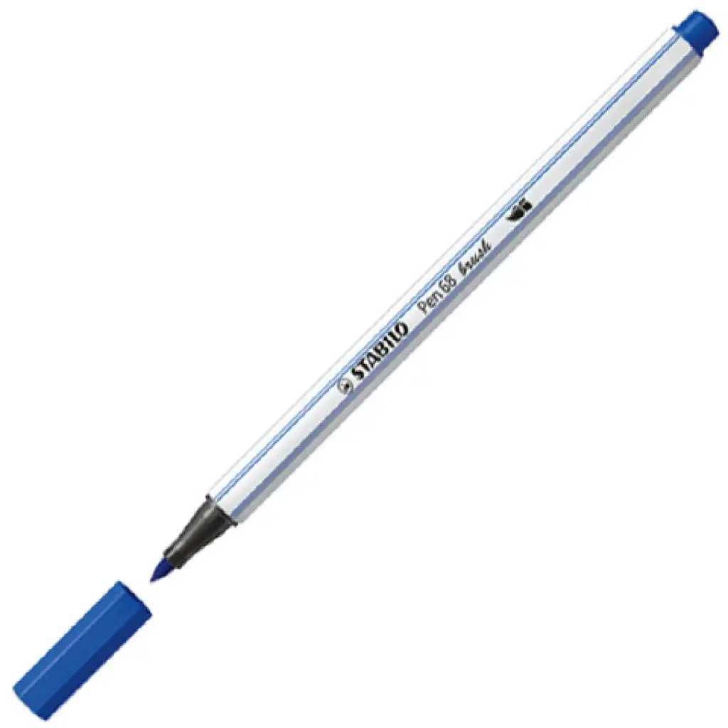 Stabilo: Pen 68 brush ecsetfilc tengerkék kép 1