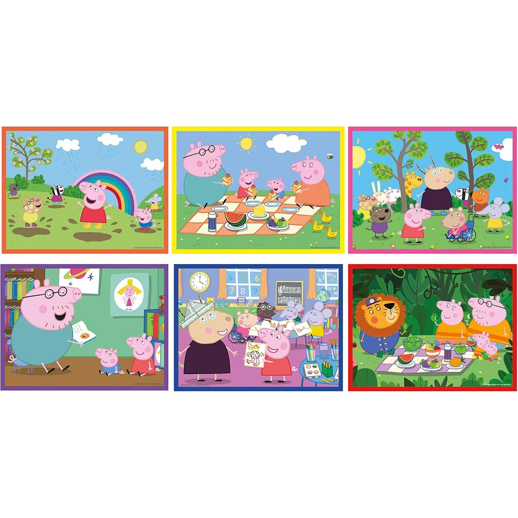 Peppa malac 12db-os mesekocka - Clementoni kép 2