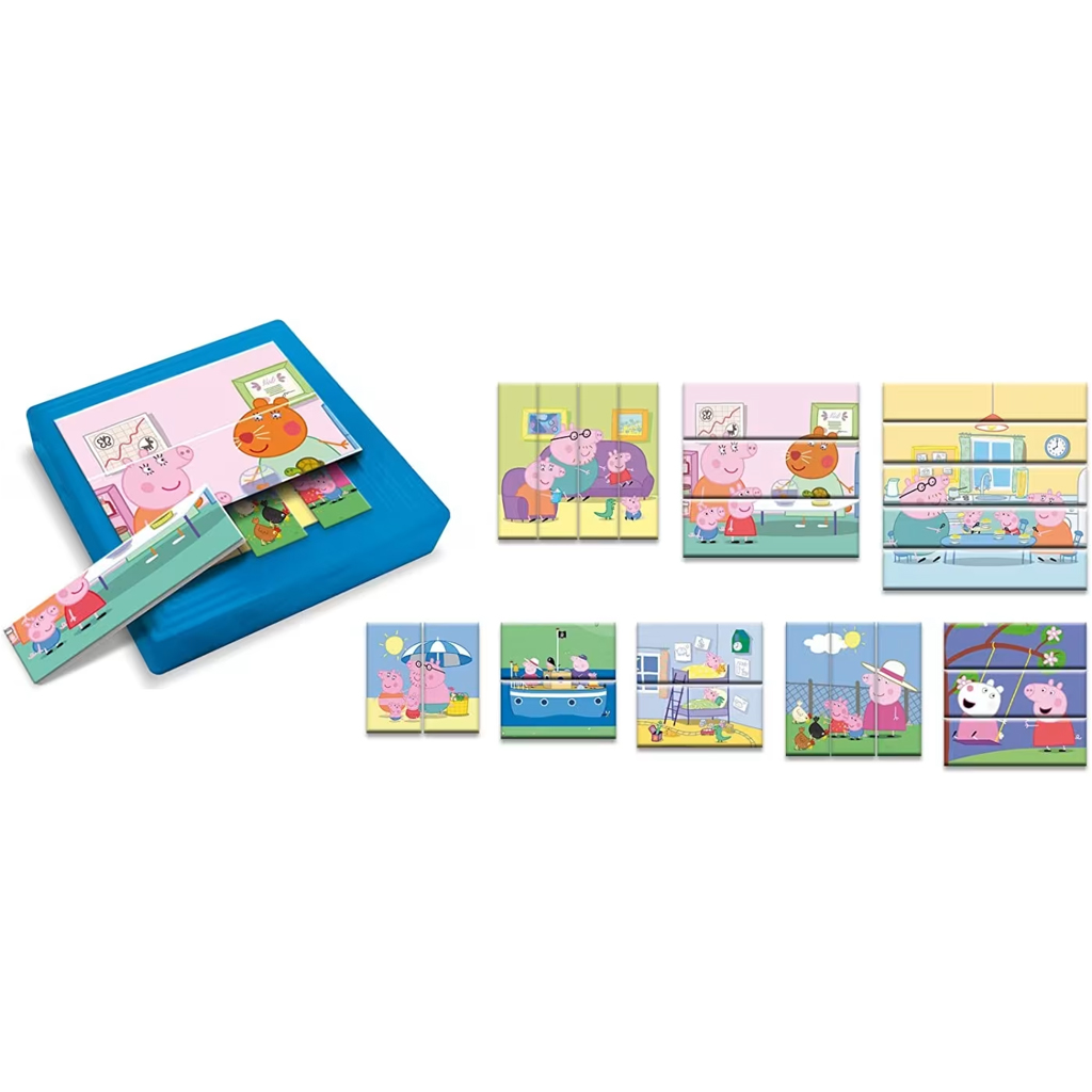 Peppa Pig 8 v 1 25-dielna progresívna puzzle - Lisciani kép 3