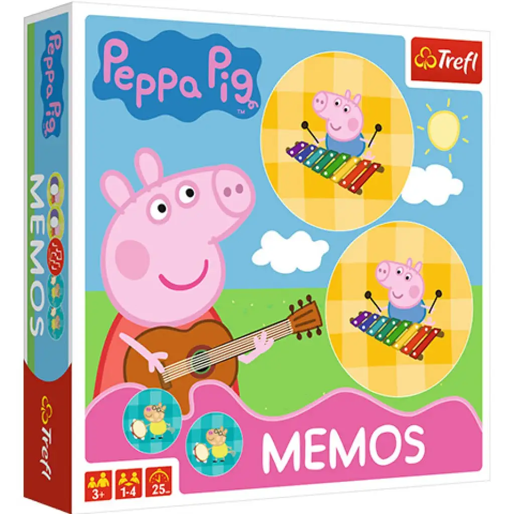 Peppa Pig a jej priatelia pamäťová hra - Trefl