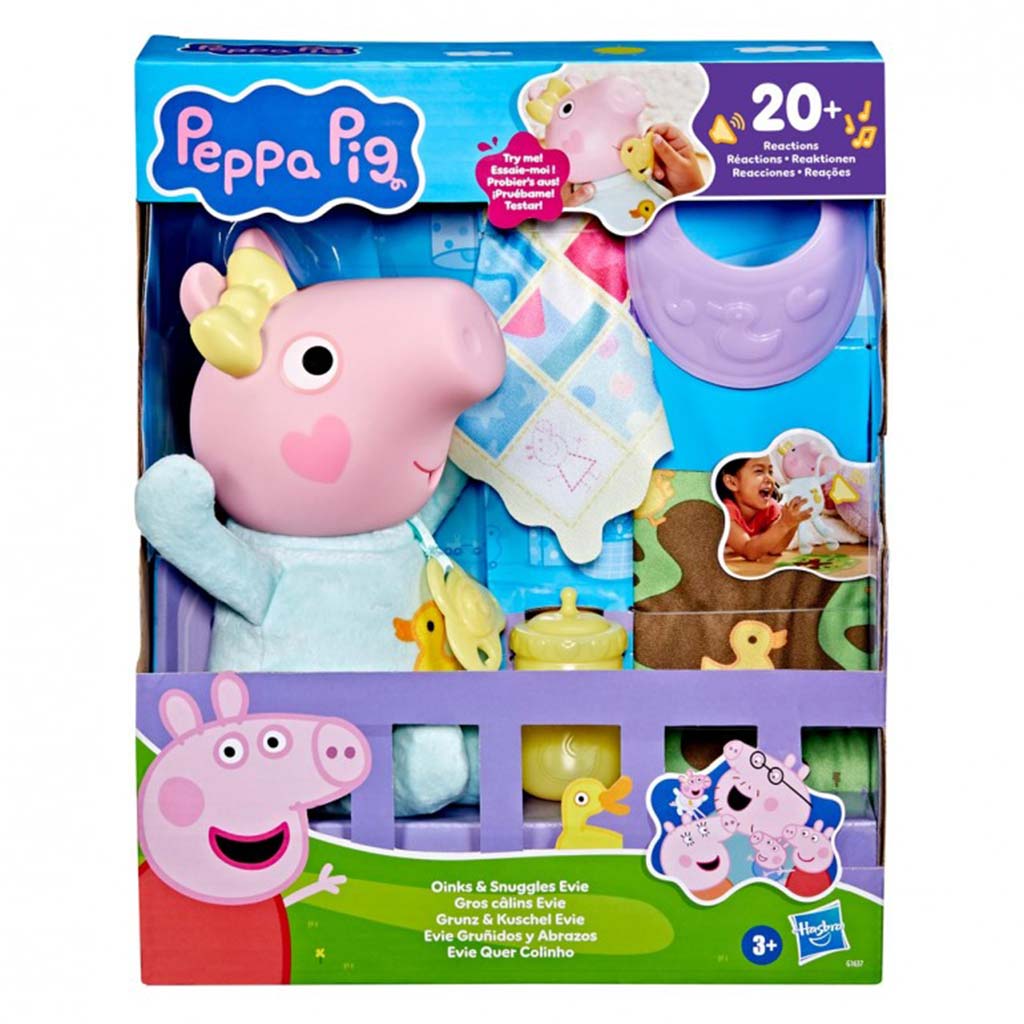 Prasiatko Peppa: Chrochtajúca a mazlivá Evie - Hasbro