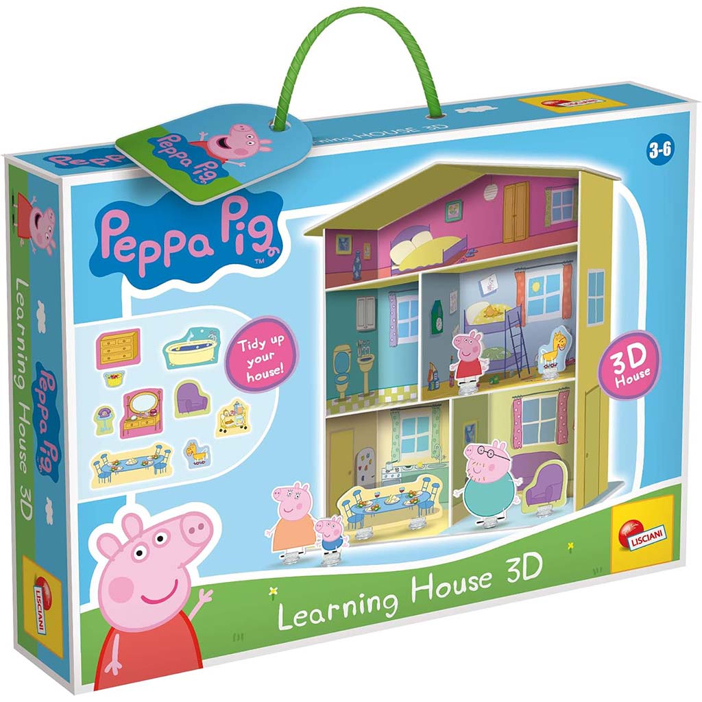 3D vzdelávací domček Peppa Pig - Lisciani