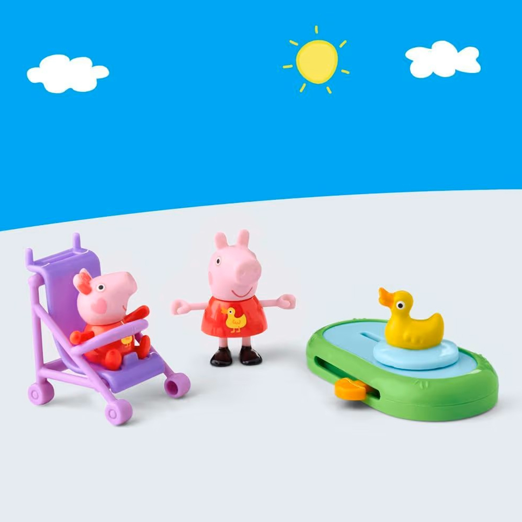 Peppa Pig: Peppine zážitky - Peppa a Evie v parku herná sada - Hasbro kép 3