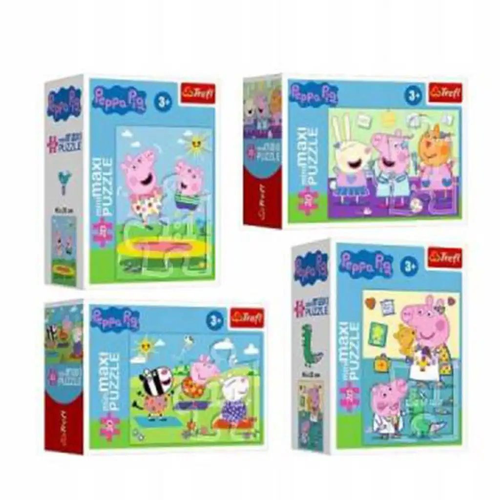 Peppa Pig a priatelia 20 dielne MiniMaxi puzzle - Trefl