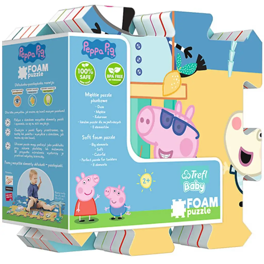 Peppa Pig na letnej dovolenke puzzle - Trefl