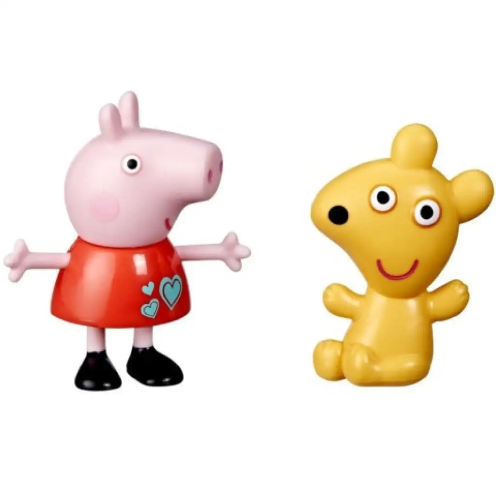 Peppa Pig: Prasiatko Peppa a macko Teddy set figúrok - Hasbro