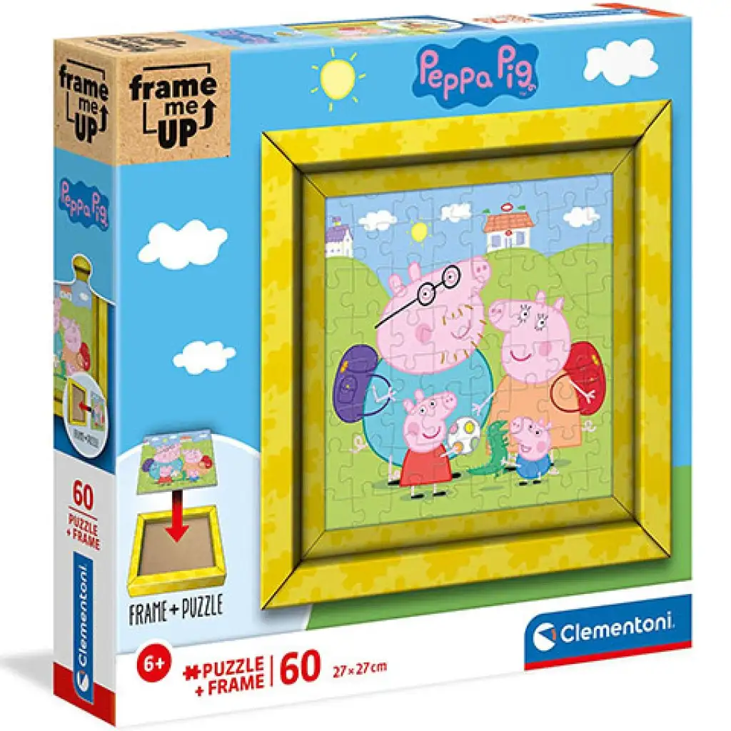 Peppa Pig rámové puzzle 60 ks - Clementoni