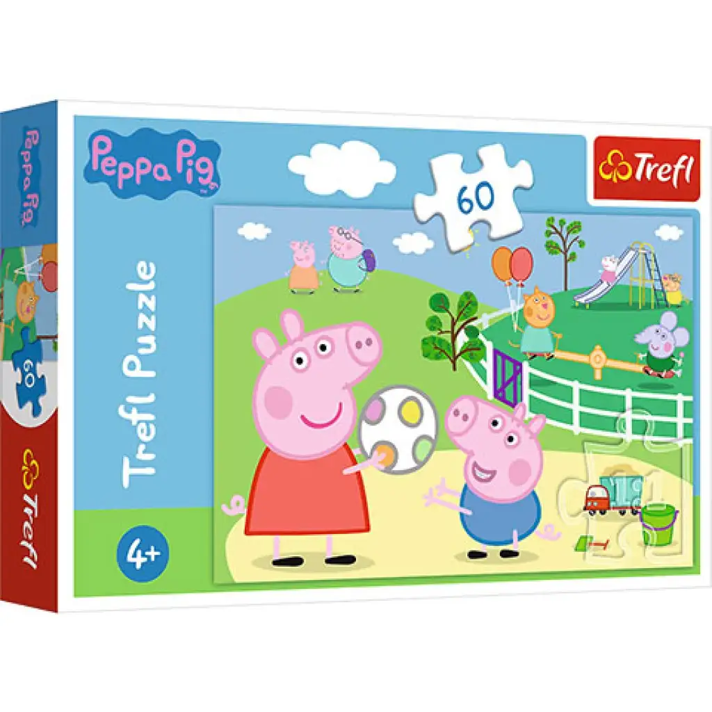 Peppa Pig: Zábava s priateľmi 60 dielne puzzle - Trefl
