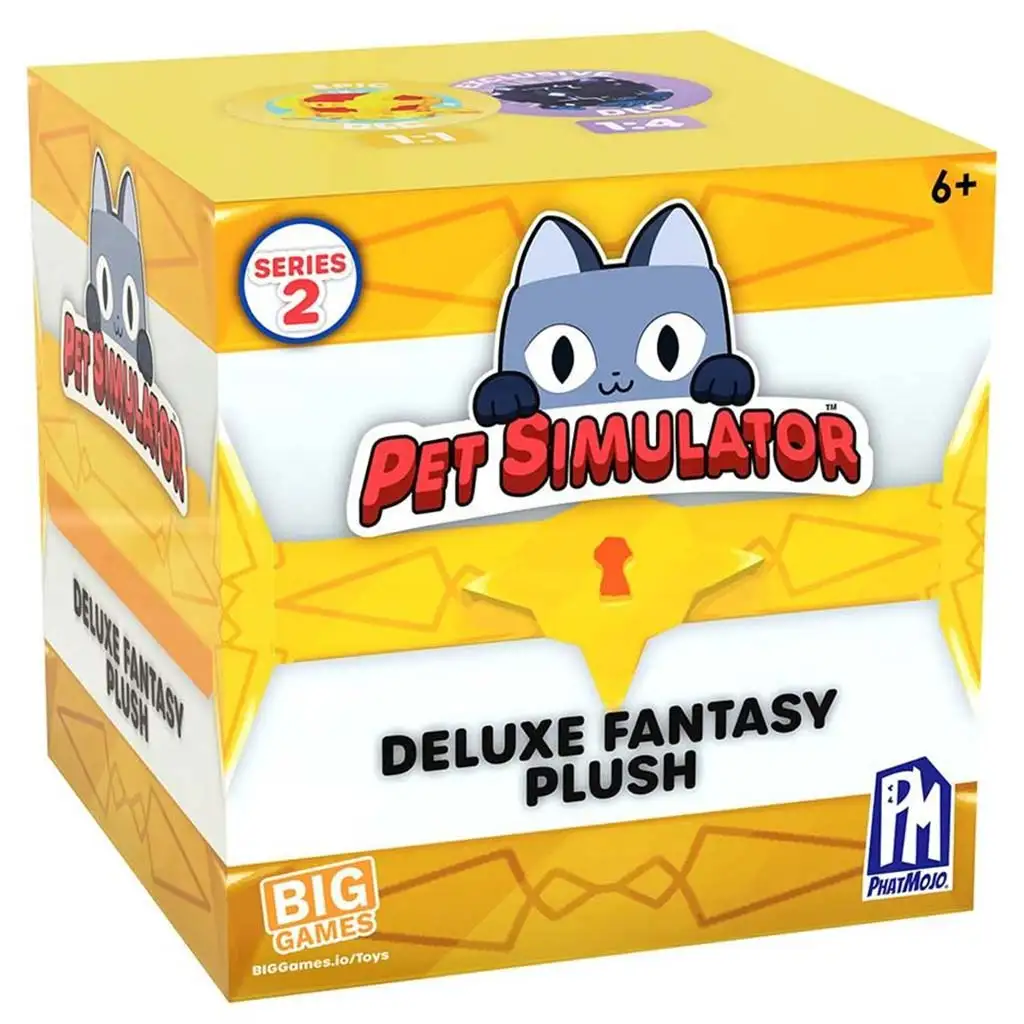 Pet Simulator: Meglepetés karakter plüssfigura 20cm - többféle változatban 1db kép 1