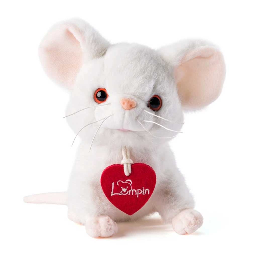 Petit ülő egér plüssfigura 14cm - Lumpin kép 1