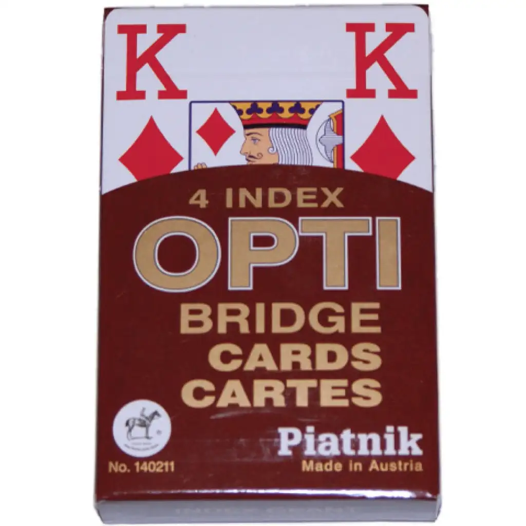 Rummy karty 4 indexové Opti Gridge - Piatnik