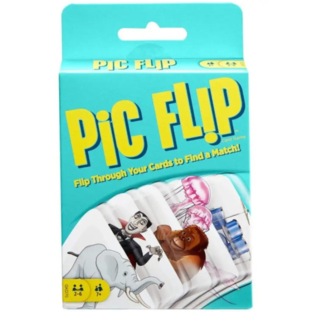 Pic Flip kártyajáték - Mattel kép 1