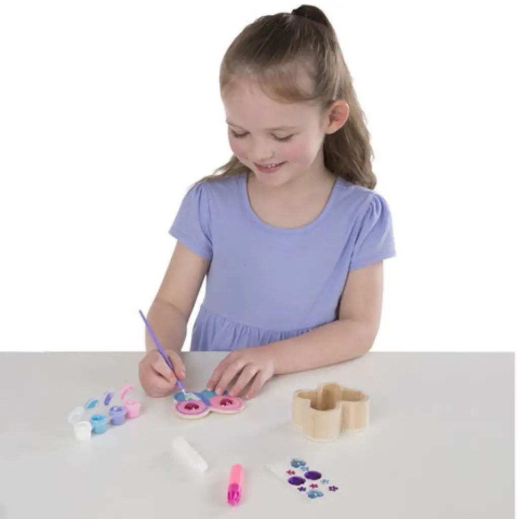 Pillangó fa doboz díszítő készlet - Melissa & Doug kép 3