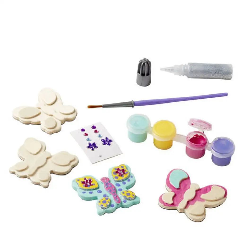 Motýliky set na vyhotovenie drevených magnetov na chladničku - Melissa & Doug kép 2