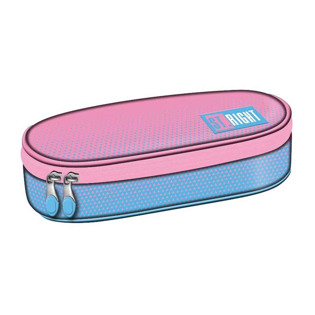 St.Right Pink Blue Gradient ovális tolltartó PC01 23x9,5x6cm kép 1
